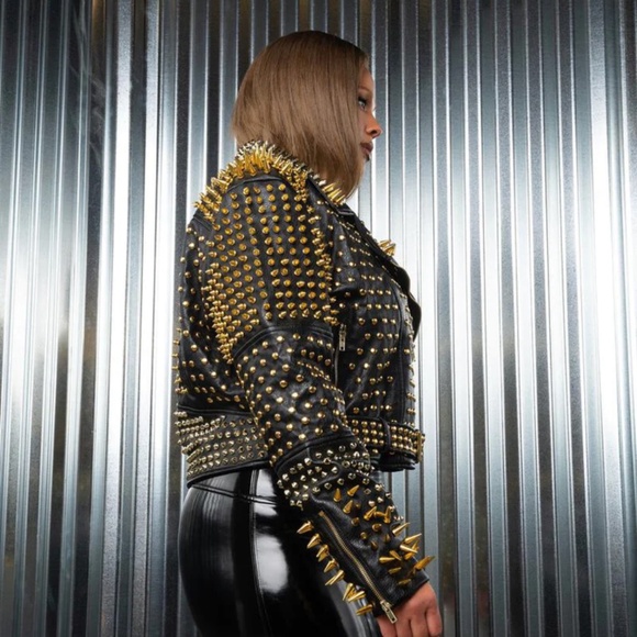 COPY - Azelea wang Lucifer moto jacket - Picture 3 of 8